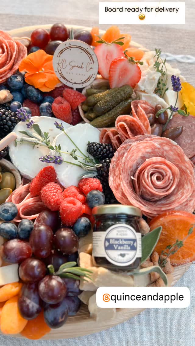 Check out this spread from Kansas City Graze Tables & Charcuterie Boards