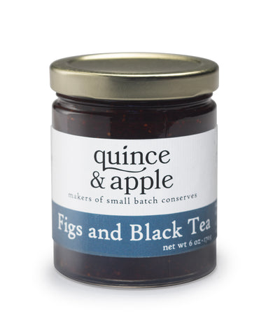 Figs and Black Tea Conserve - Case of 12 - 6 oz Jars