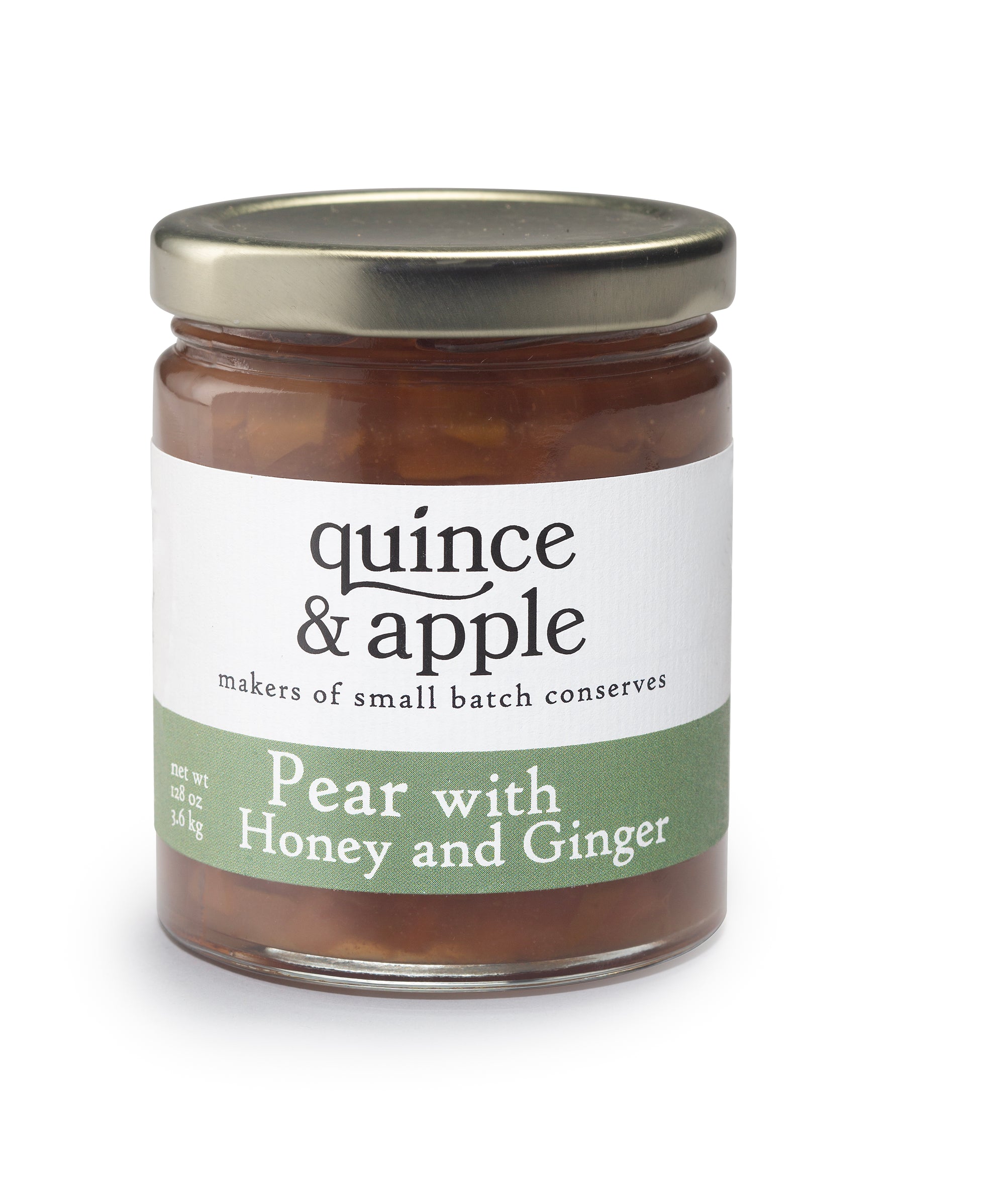 Pear with Honey and Ginger -  Case of 12 - 6 oz Jars