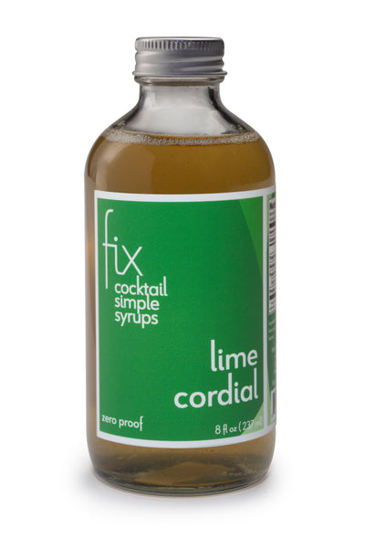 Lime Cordial Simple Syrup 8oz - Case of 6
