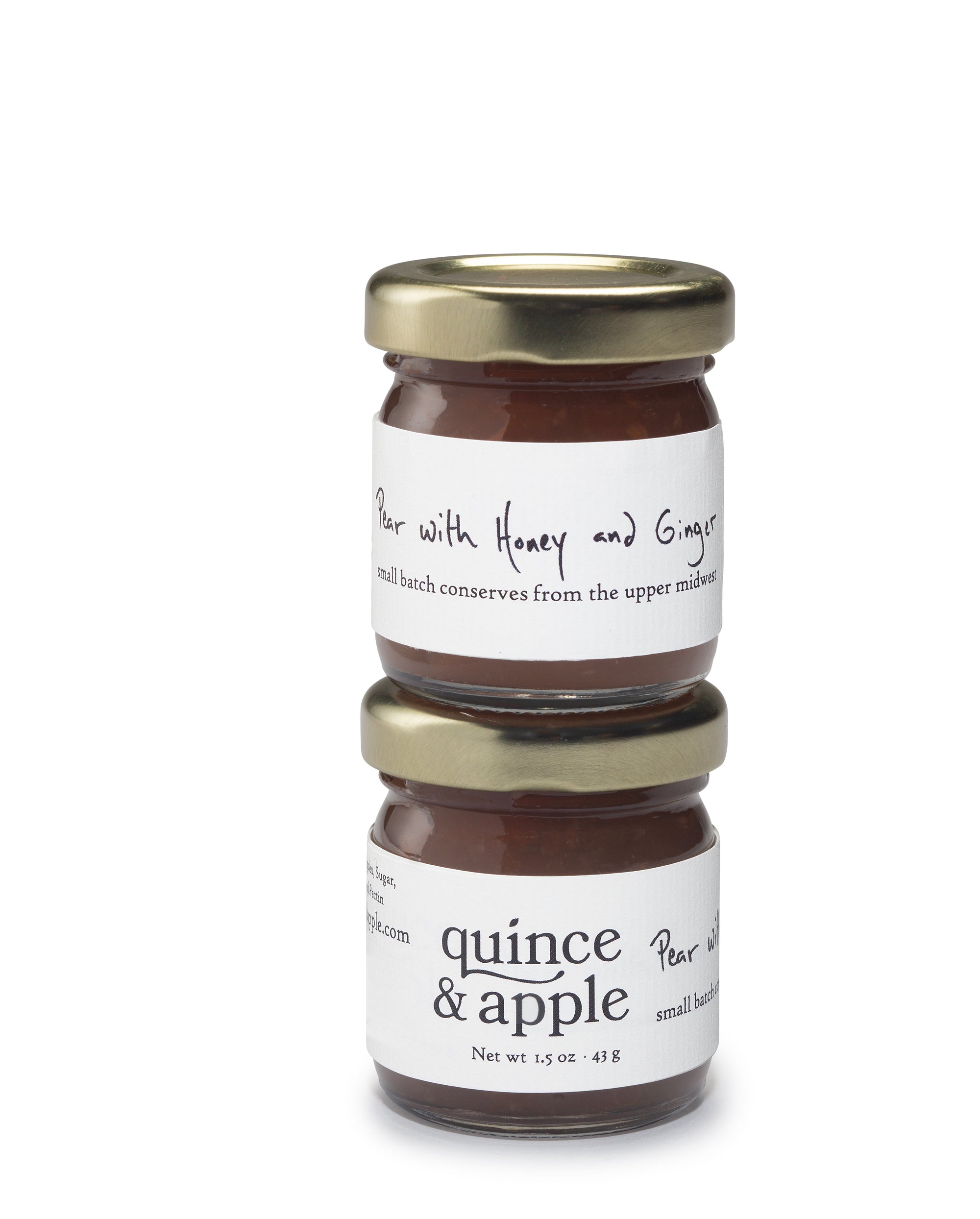 Pear with Honey and Ginger - Case of 12 - 1.5 oz Jars