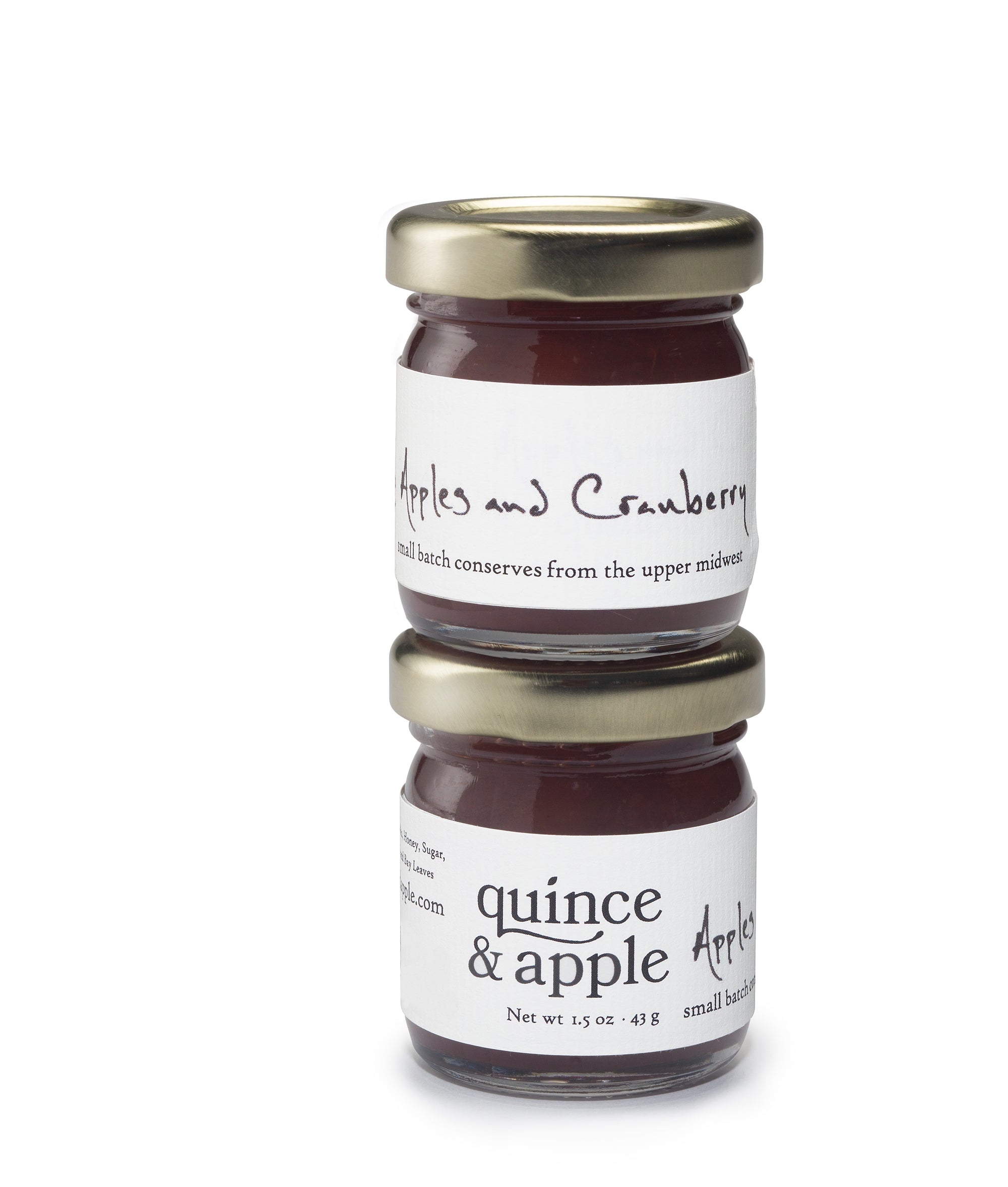 Apples and Cranberry Conserve  - Case of 12 - 1.5 oz Jars