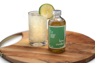 Lime Cordial Simple Syrup 8oz - Case of 6