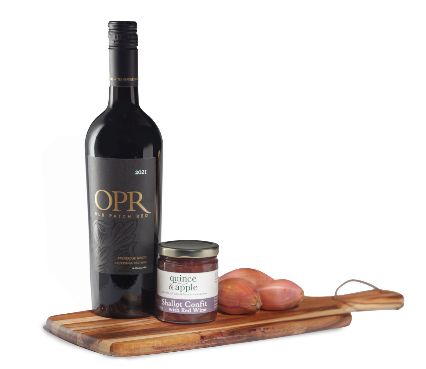 Shallot Confit with Red Wine Conserve
