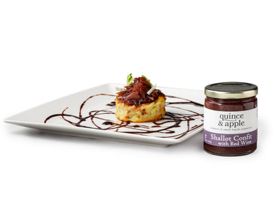 Shallot Confit with Red Wine Conserve