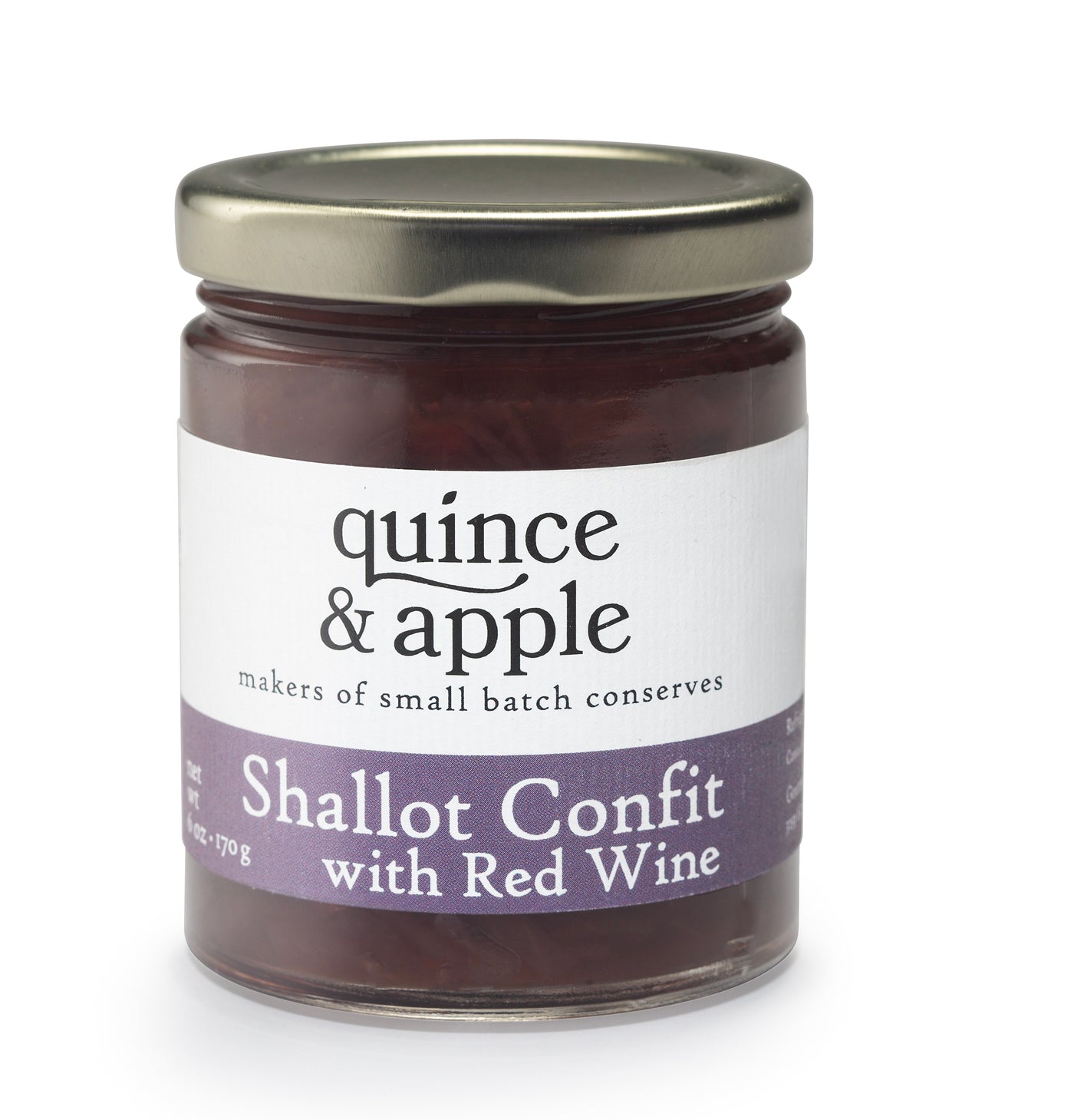 Shallot Confit with Red Wine Conserve