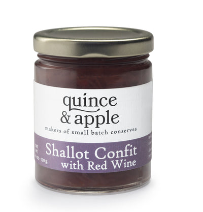 Shallot Confit with Red Wine Conserve