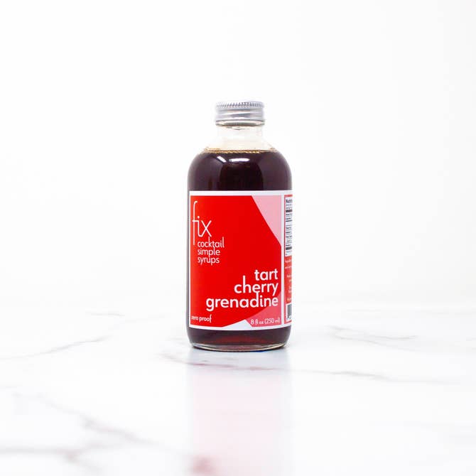 Tart Cherry Grenadine Simple Syrup 32 oz - Case of 6