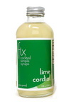Lime Cordial simple syrup from Fix