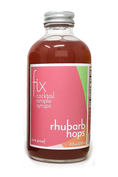 Rhubarb Hops simple syrup from Fix for craft cocktails at home