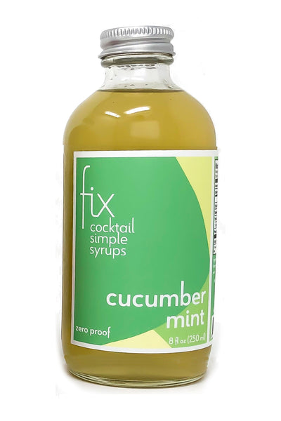 Cucumber Mint simple syrup from Fix