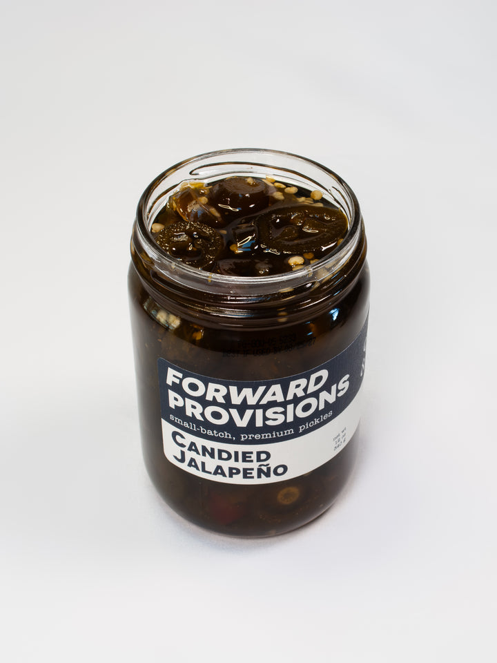 Forward Provisions Candied Jalapenos-12oz jars-12 per case