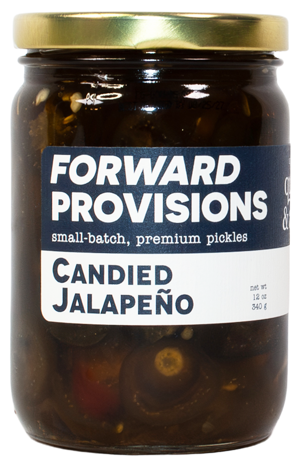 Forward Provisions Candied Jalapenos-12oz jars-12 per case
