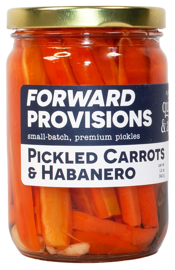 Forward Provisions-Pickled Carrots &amp; Habanero-12 oz jars-12 per case