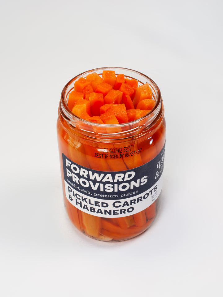 Forward Provisions-Pickled Carrots &amp; Habanero-12 oz jars-12 per case