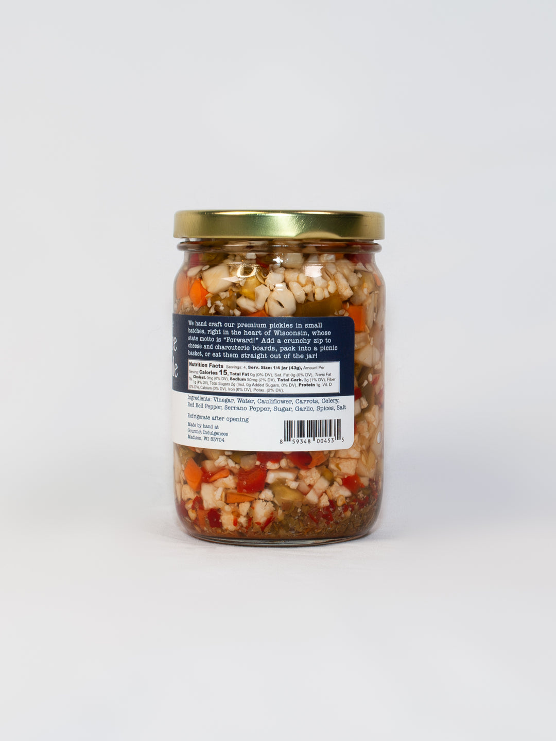 Forward Provisions-Hot Giardiniera-12 oz jars-12 per case