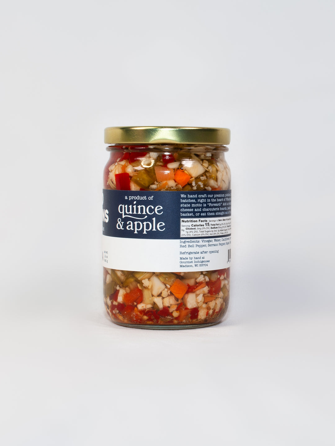 Forward Provisions-Hot Giardiniera-12 oz jars-12 per case