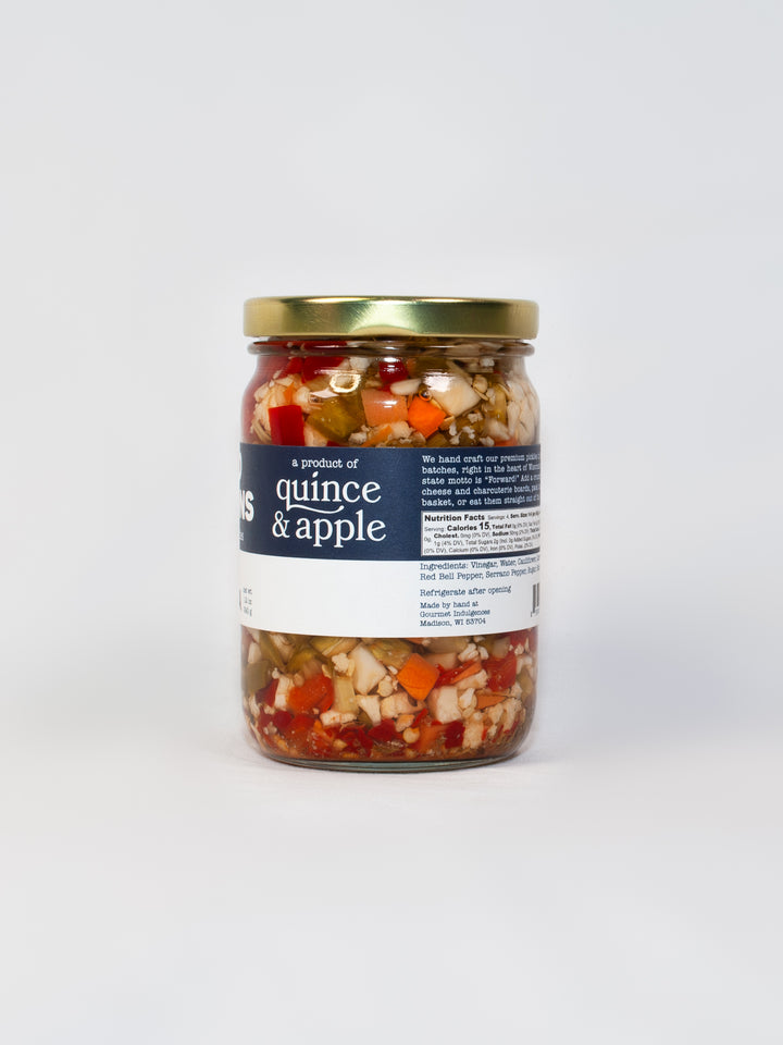 Forward Provisions-Hot Giardiniera-12 oz jars-12 per case