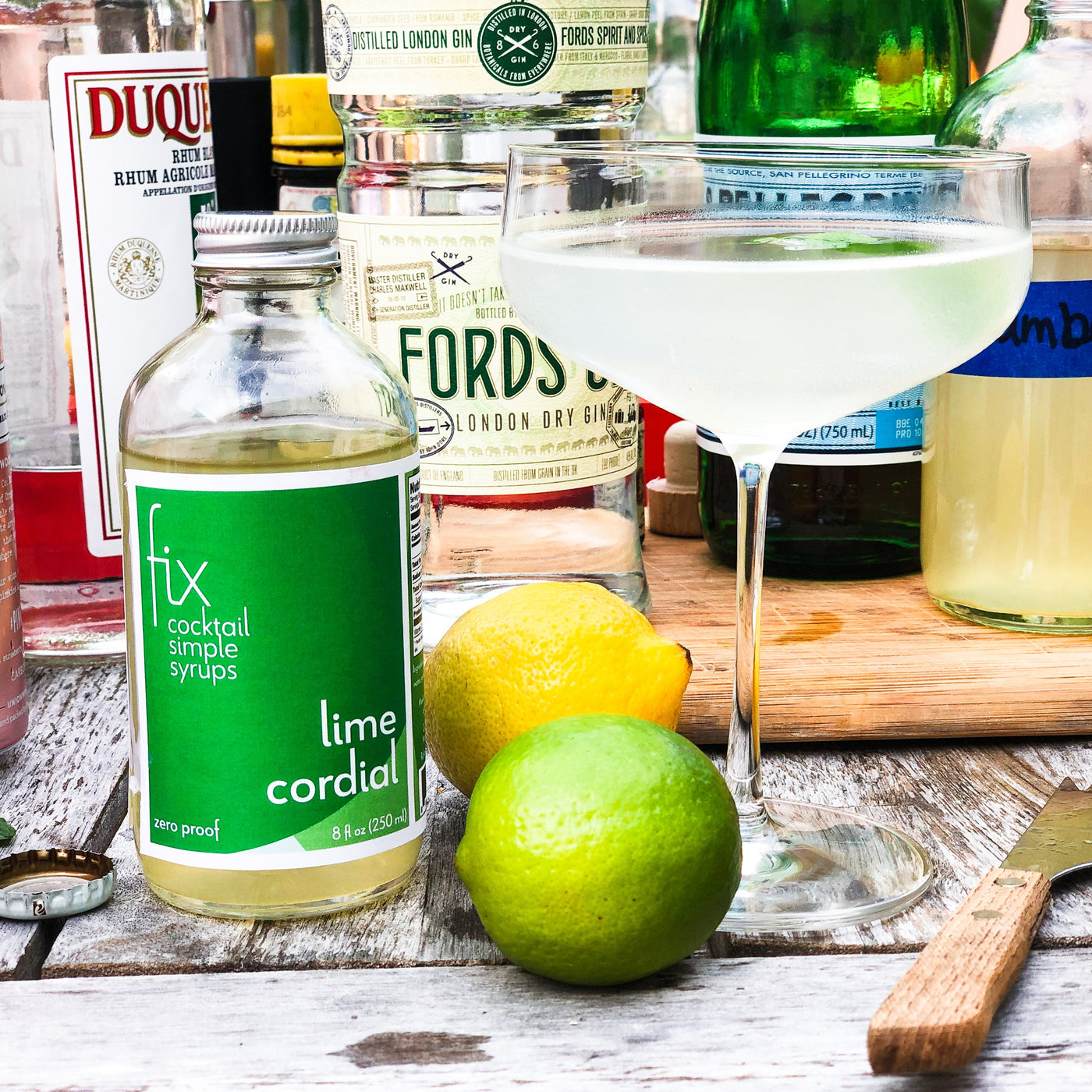Lime Cordial Simple Syrup