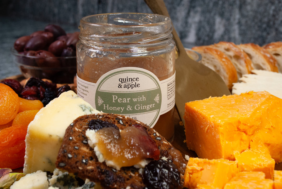 Pear with Honey and Ginger Conserve