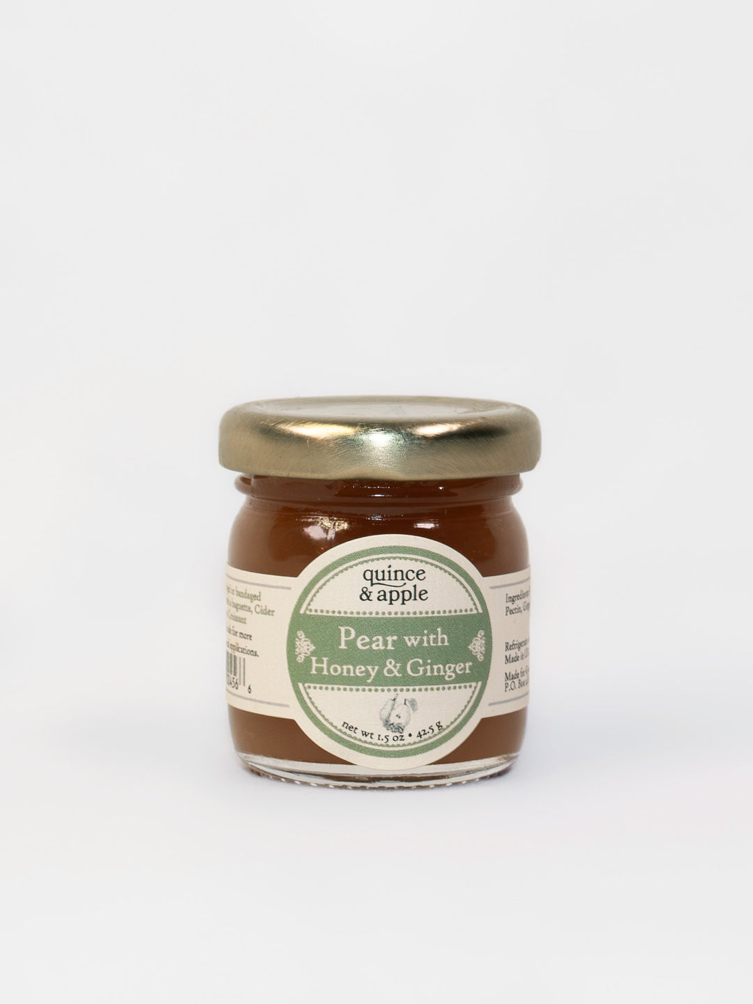 Pear with Honey and Ginger Conserve