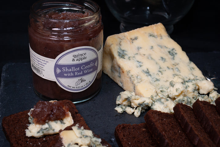 Shallot Confit with Red Wine Conserve