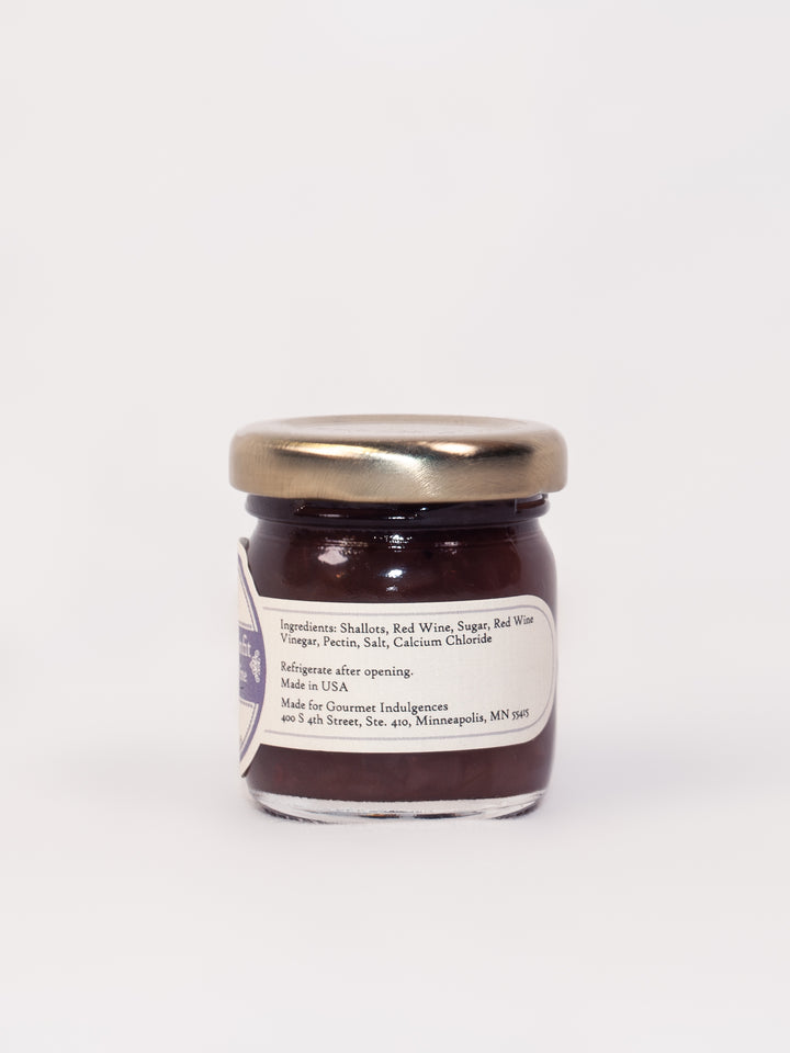 Shallot Confit with Red Wine Conserve
