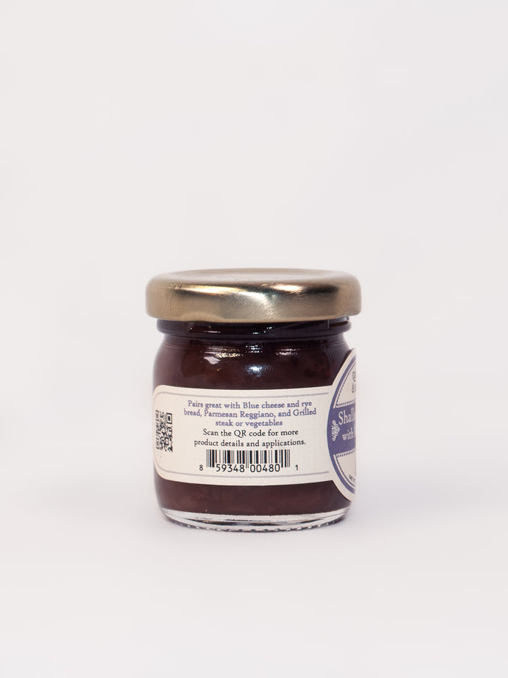 Shallot Confit with Red Wine Conserve