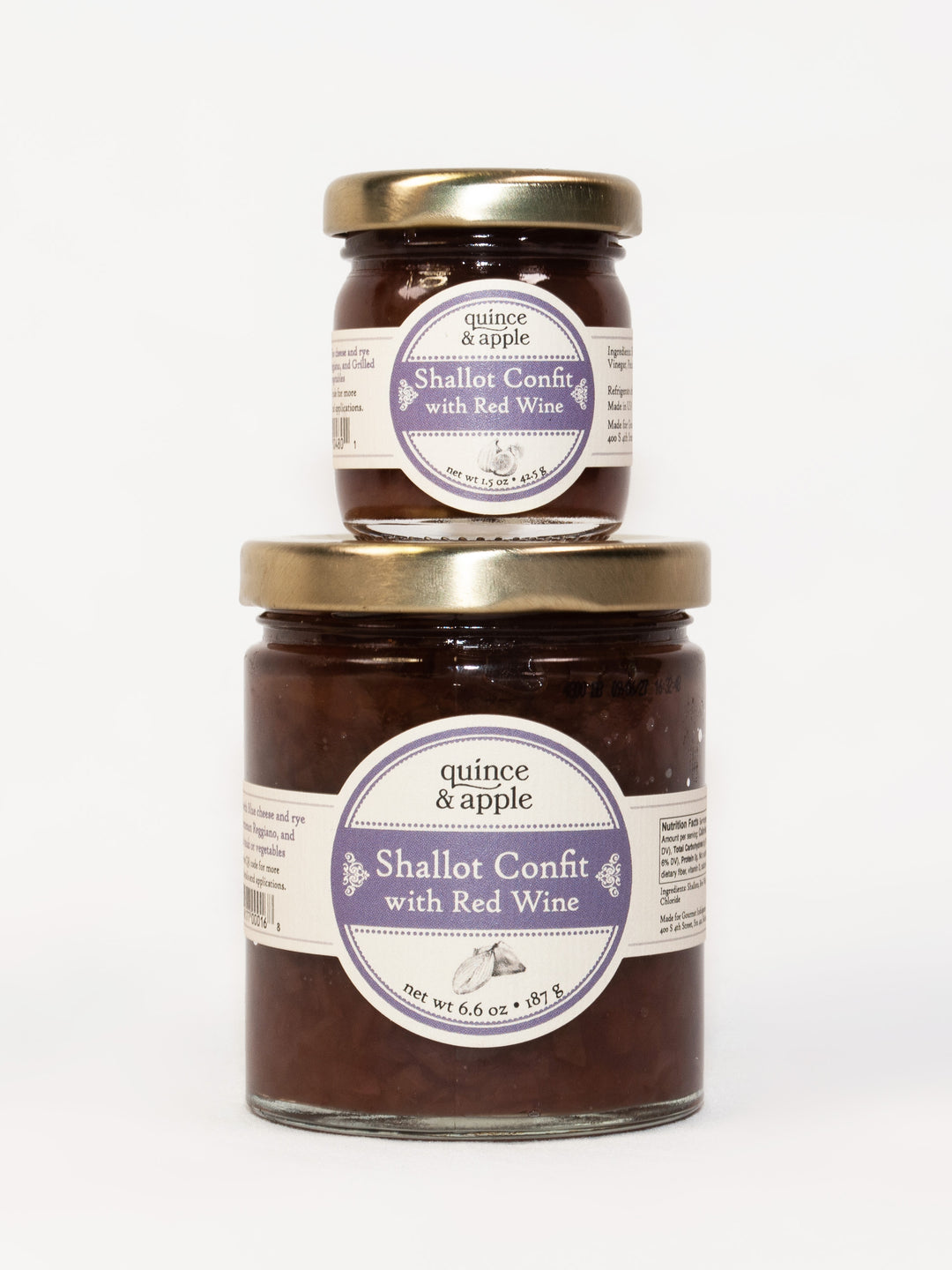 Shallot Confit with Red Wine Conserve